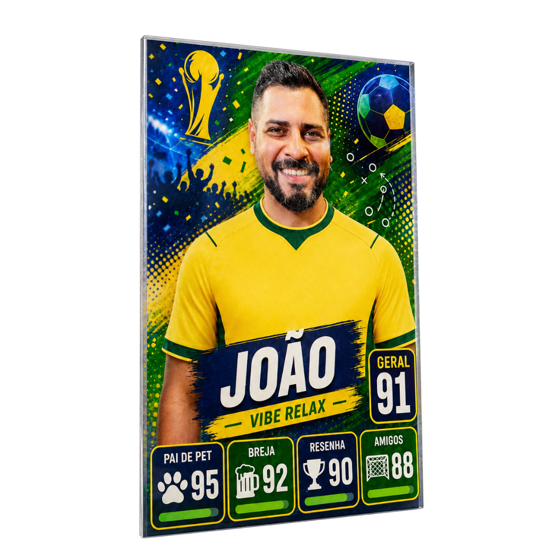 Acrílico Magnético Personalizado — Edição Torcida