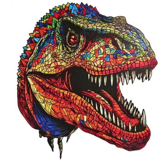 Quebra-Cabeça de Madeira 3D - T-Rex (segunda foto)