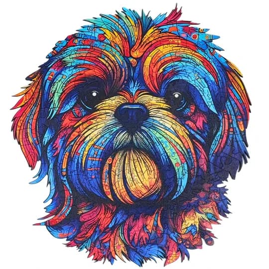Quebra-Cabeça de Madeira 3D - Shih Tzu (segunda foto)