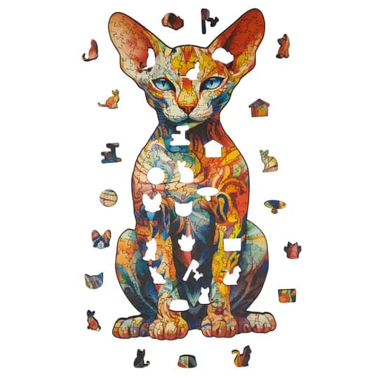 Quebra-Cabeça de Madeira 3D - Sphynx (segunda foto)