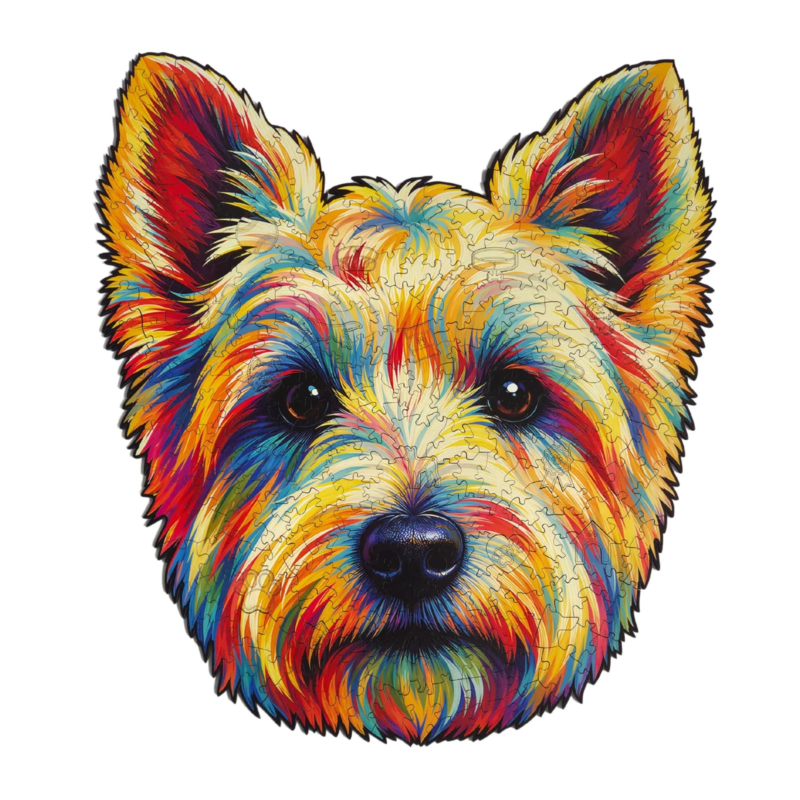 Quebra-Cabeça de Madeira 3D - Westie