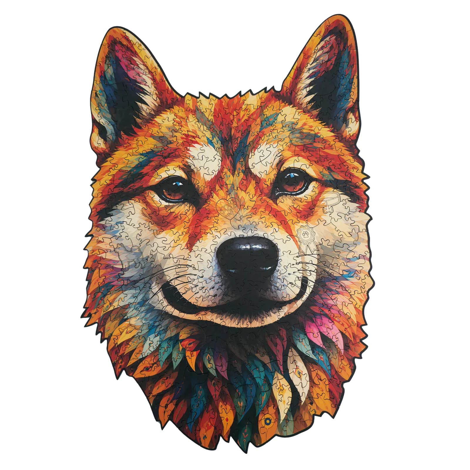 Quebra-Cabeça de Madeira 3D - Shiba Inu