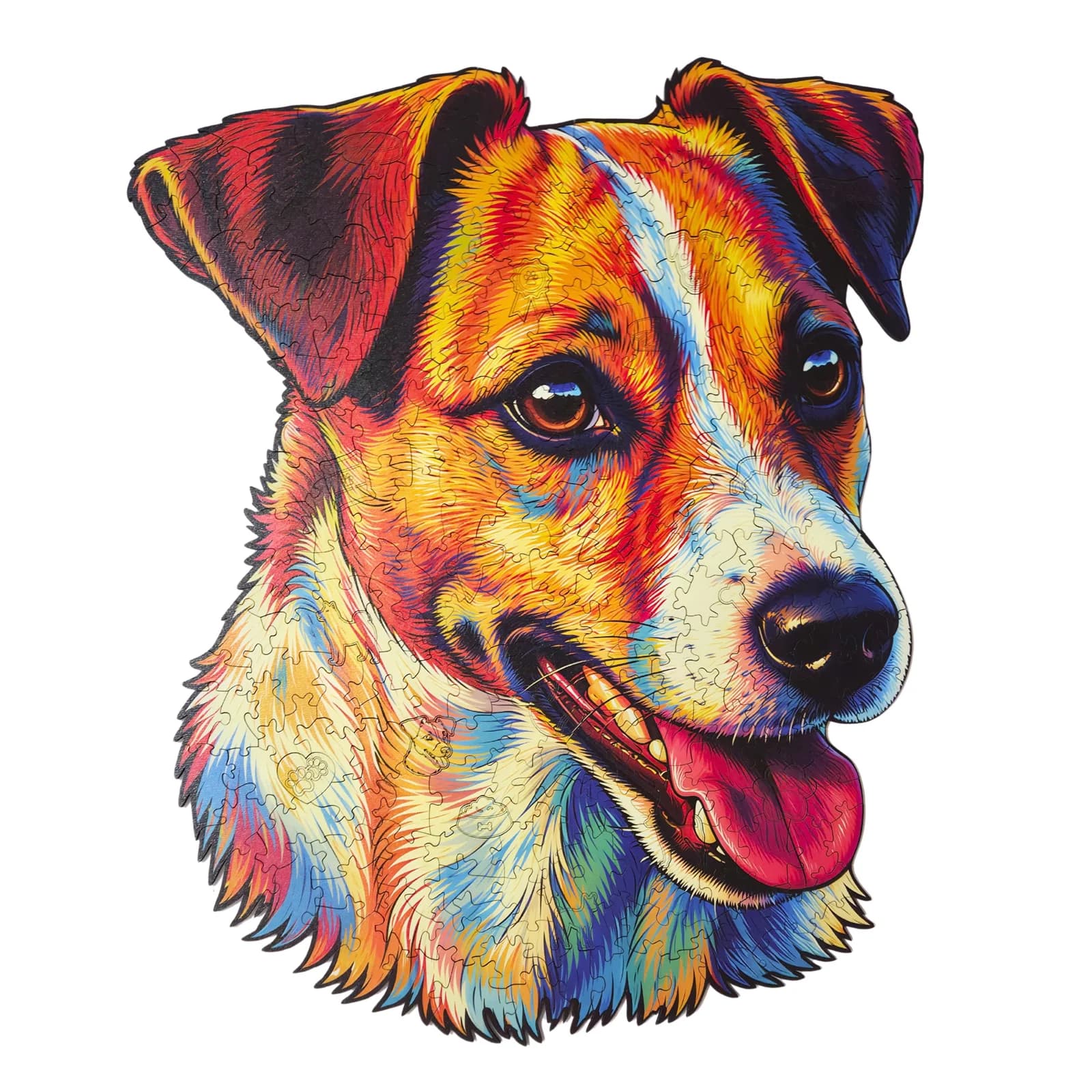 Quebra-Cabeça de Madeira 3D - Jack Russell