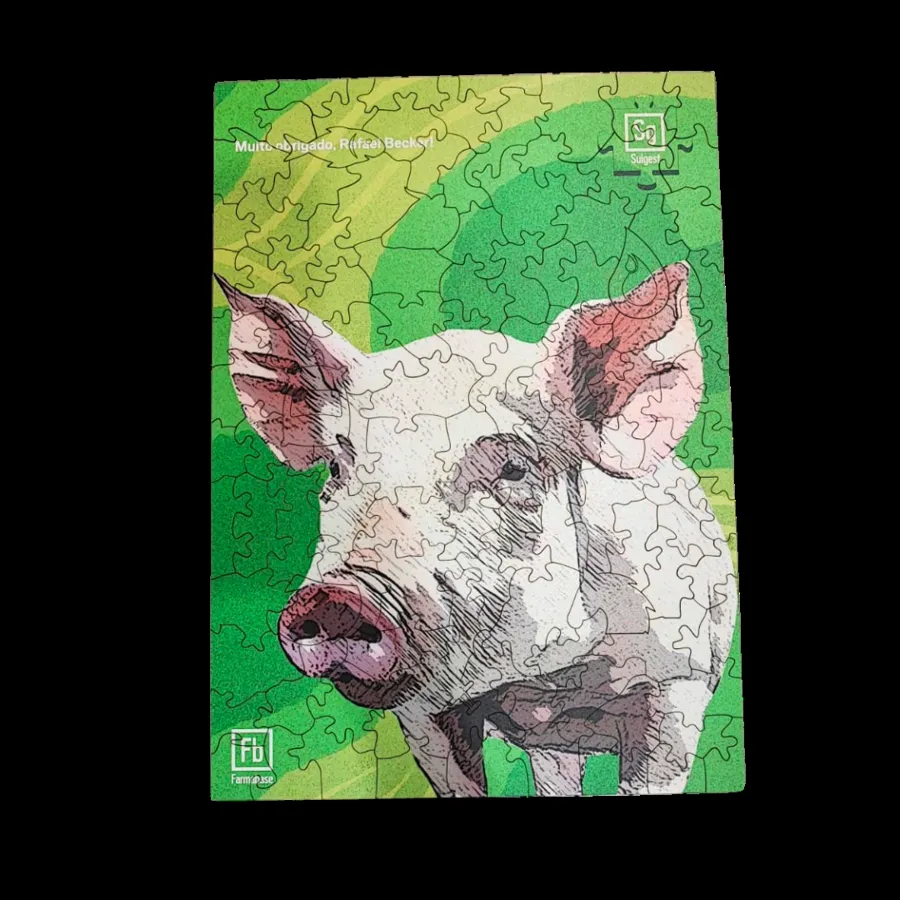 Arte da campanha em quebra-cabeça